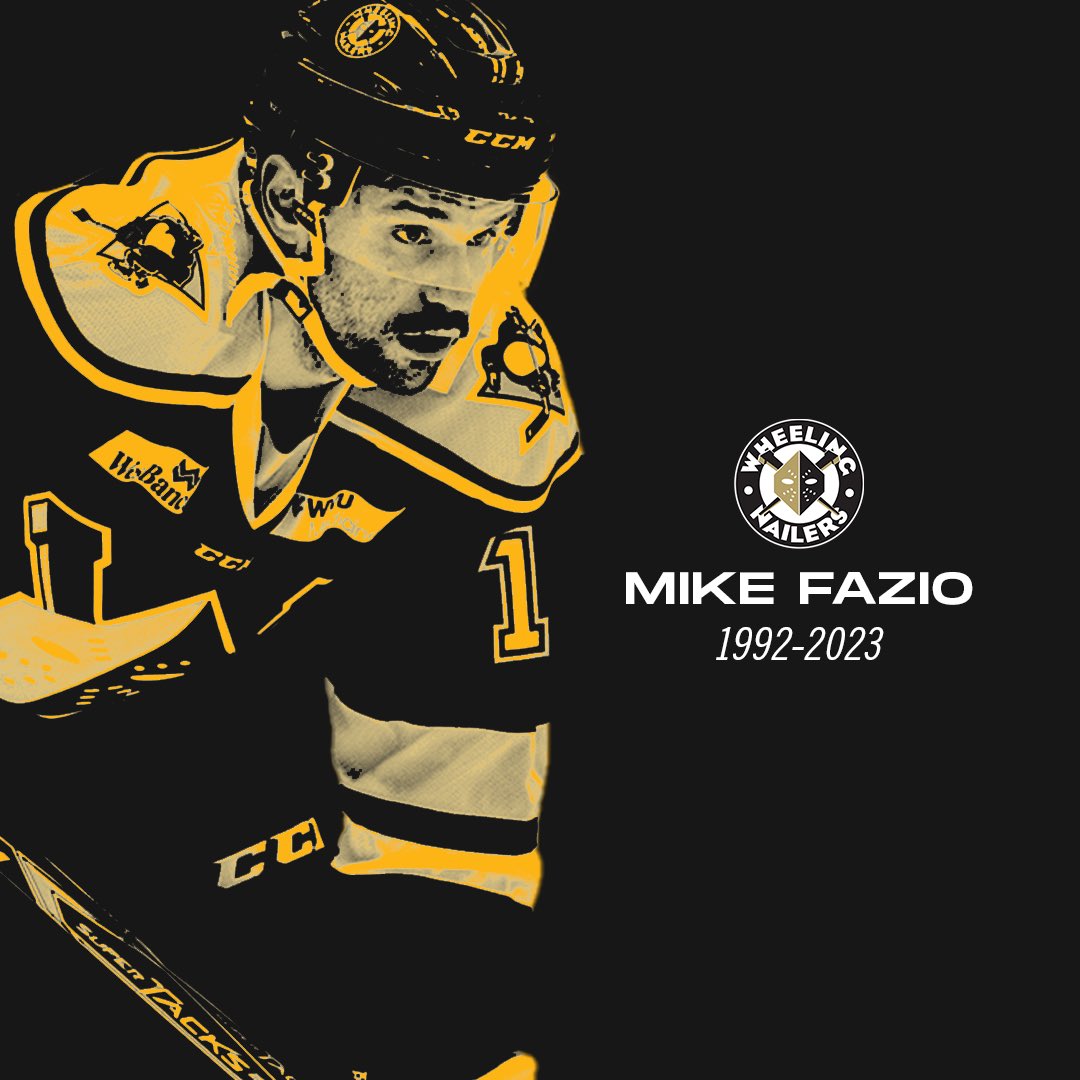 Former Wheeling Nailer Mike Fazio has died; our thoughts are with his ...